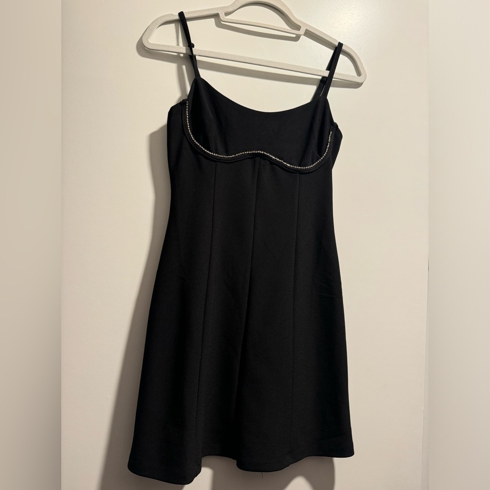Princess Polly black rhinestone dress